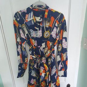 Anthropologie Maeve Mini Shirt Dress Women's Small NWT